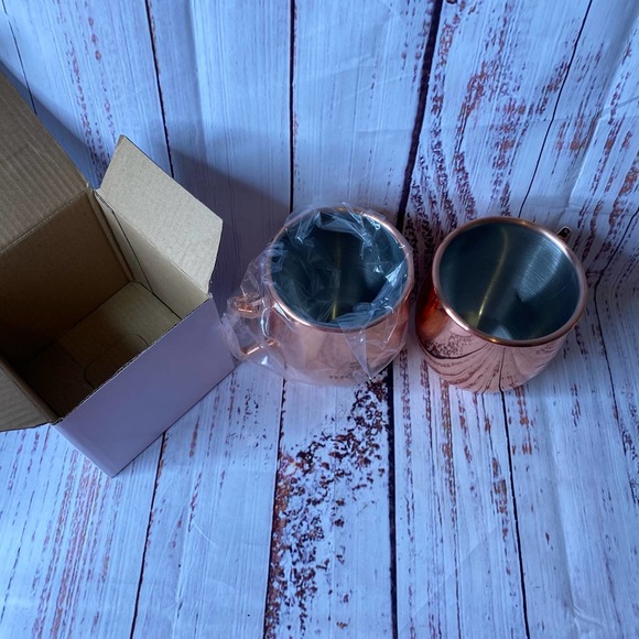 Brass Moscow Double Cross Vodka Mugs (set of 2) - Picture 2 of 6